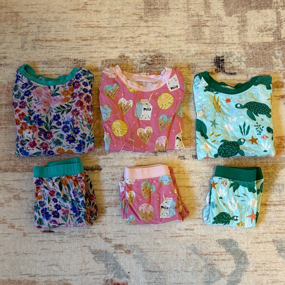 Little Sleepies 3 sets- all 2T